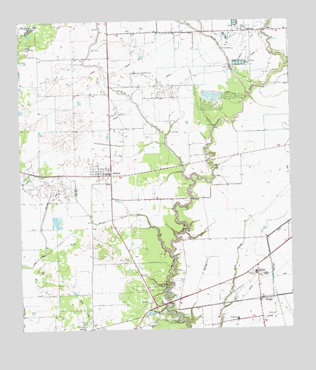 Midfield, TX USGS Topographic Map
