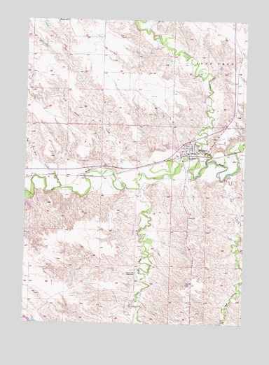 Midland, SD USGS Topographic Map