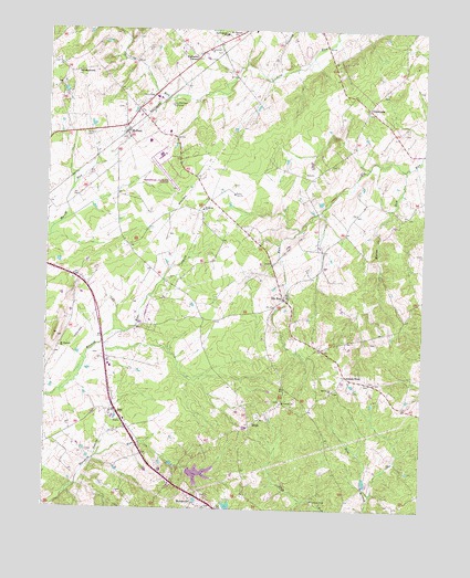 Midland, VA USGS Topographic Map