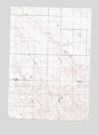 Midland NE, SD USGS Topographic Map