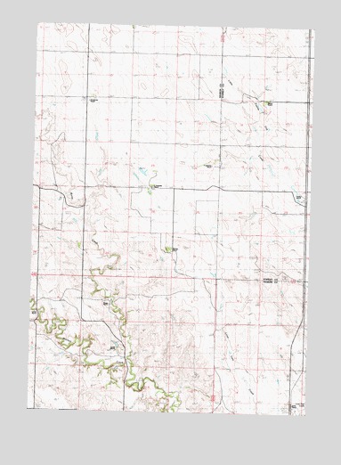 Midland NW, SD USGS Topographic Map