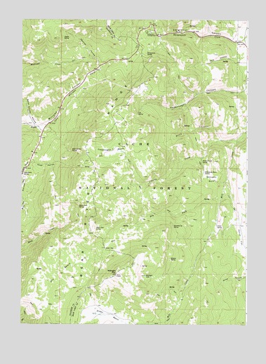 Midnight Mountain, ID USGS Topographic Map