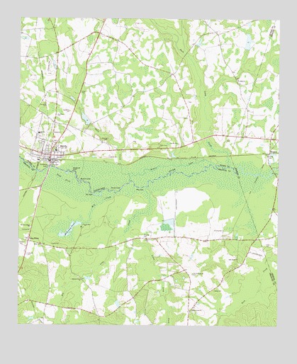 Midville, GA USGS Topographic Map