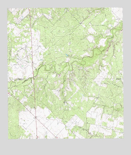Midway, TX USGS Topographic Map