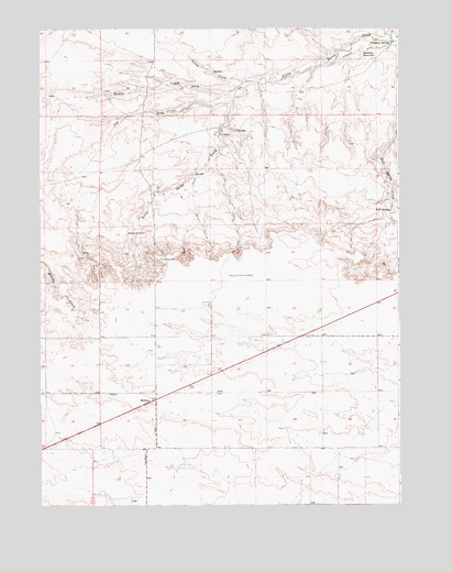Midway, WY USGS Topographic Map