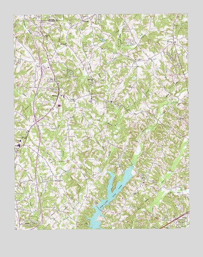 Midway, NC USGS Topographic Map