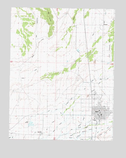 Beaver, UT USGS Topographic Map