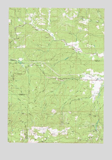Midway, OR USGS Topographic Map