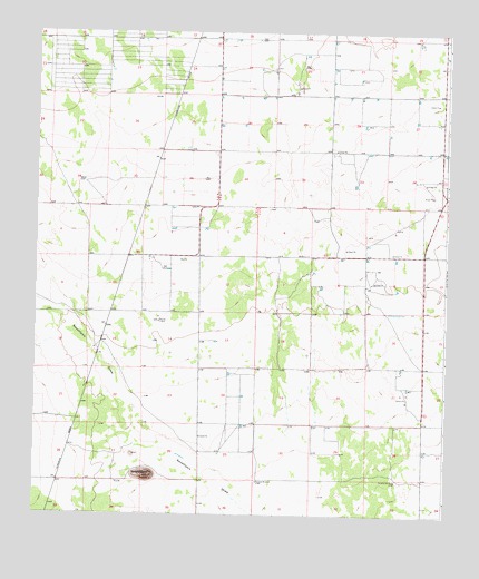 Midway Butte, NM USGS Topographic Map