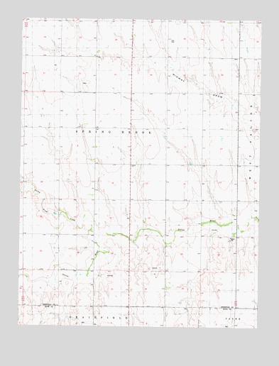 Midway Draw West, KS USGS Topographic Map