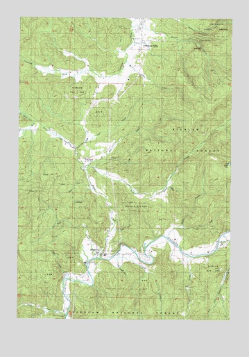 Beaver, OR USGS Topographic Map