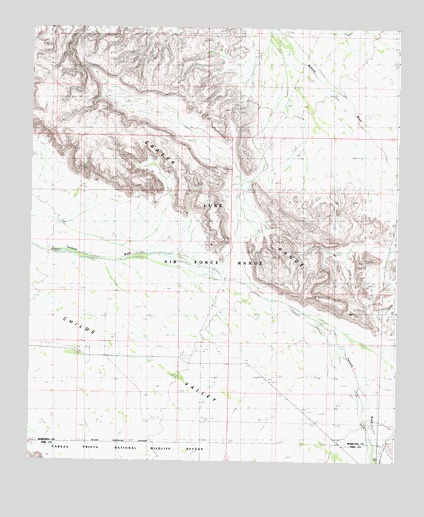 Midway SW, AZ USGS Topographic Map