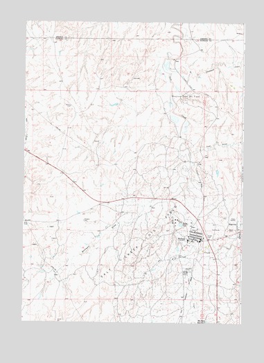 Midwest, WY USGS Topographic Map