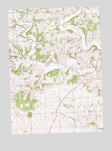 Mifflin, WI USGS Topographic Map