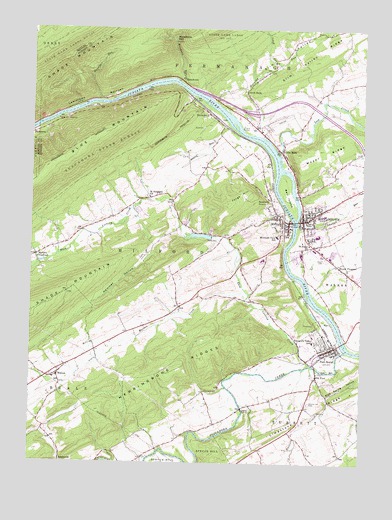 Mifflintown, PA USGS Topographic Map