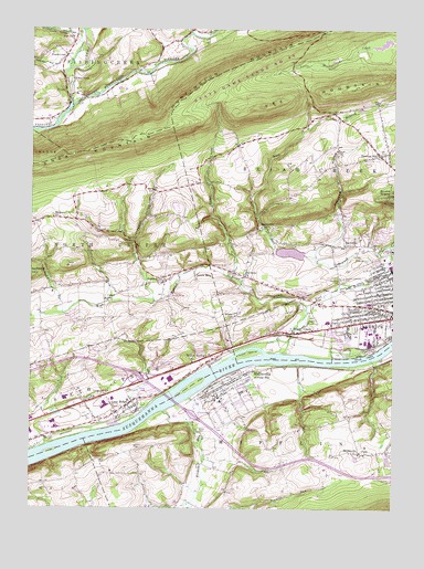 Mifflinville, PA USGS Topographic Map