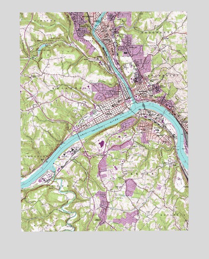 Beaver, PA USGS Topographic Map