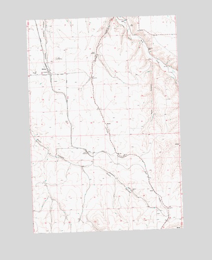 Mikkalo, OR USGS Topographic Map