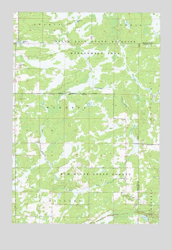 Milaca NE, MN USGS Topographic Map