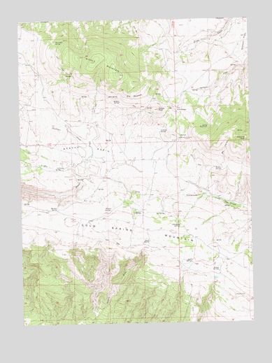 Beaver Basin, CO USGS Topographic Map
