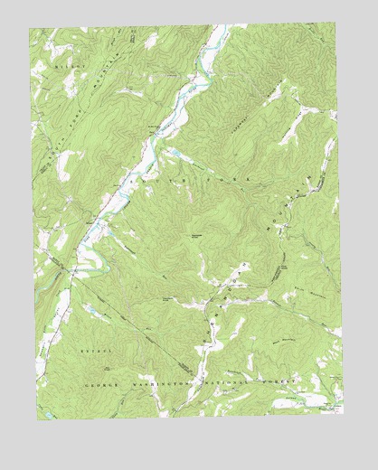Milam, WV USGS Topographic Map