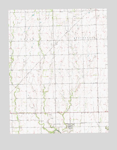 Milan, KS USGS Topographic Map