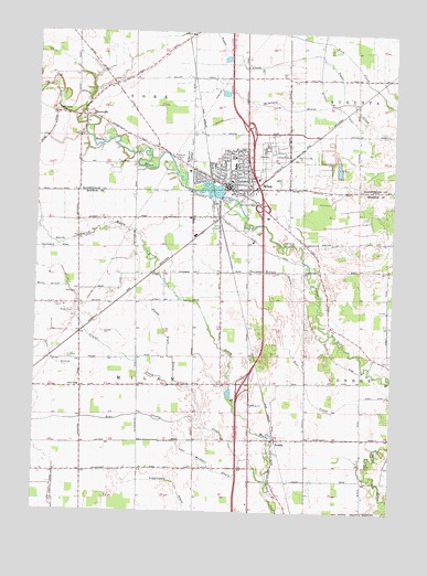 Milan, MI USGS Topographic Map