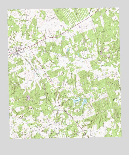 Milano, TX USGS Topographic Map