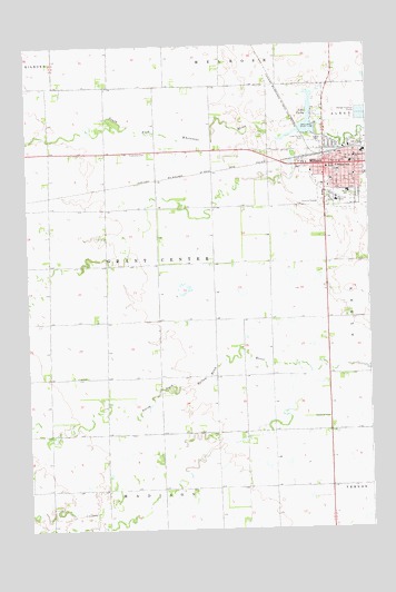 Milbank West, SD USGS Topographic Map