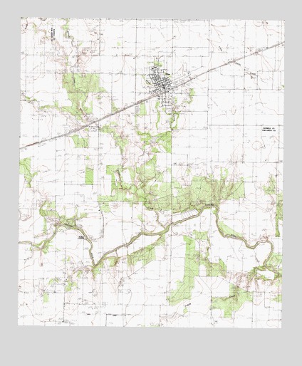 Miles, TX USGS Topographic Map