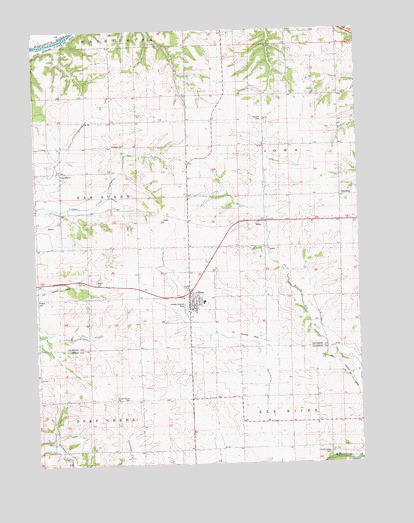 Miles, IA USGS Topographic Map