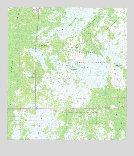 Miles City, FL USGS Topographic Map