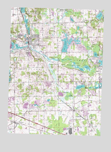 Milford, MI USGS Topographic Map