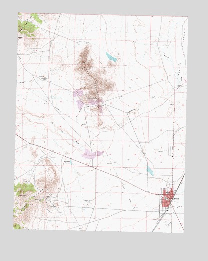 Milford, UT USGS Topographic Map