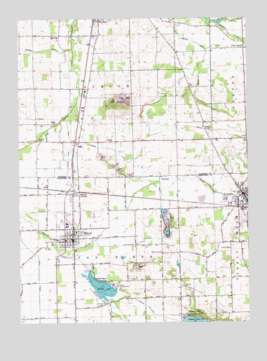 Milford, IN USGS Topographic Map