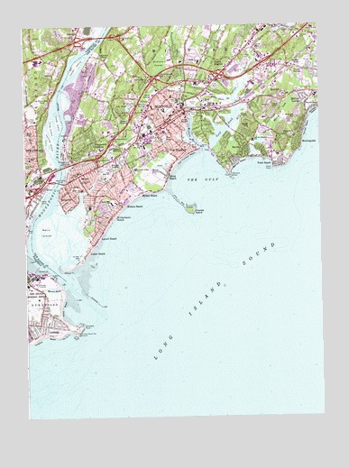 Milford, CT USGS Topographic Map