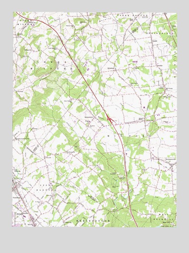 Milford Square, PA USGS Topographic Map