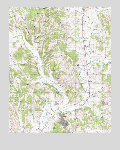 Milky Way, TN USGS Topographic Map