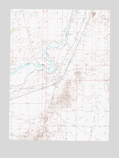 Mill City, NV USGS Topographic Map