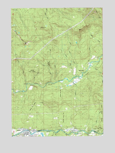 Mill City North, OR USGS Topographic Map
