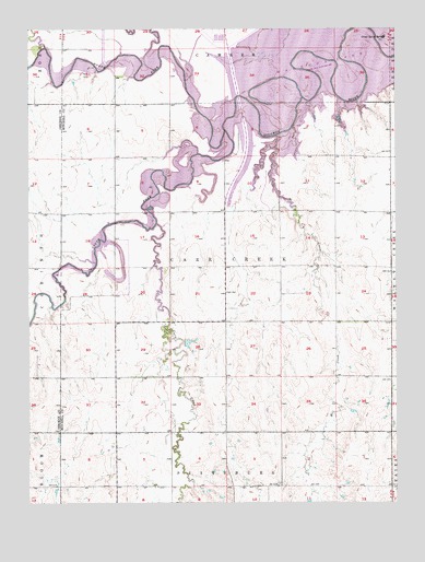 Mill Creek, KS USGS Topographic Map