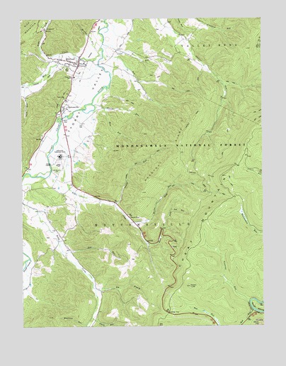Mill Creek, WV USGS Topographic Map