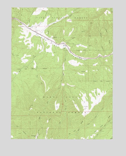 Mill Fork, UT USGS Topographic Map