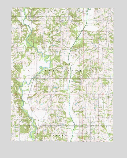 Mill Grove, MO USGS Topographic Map