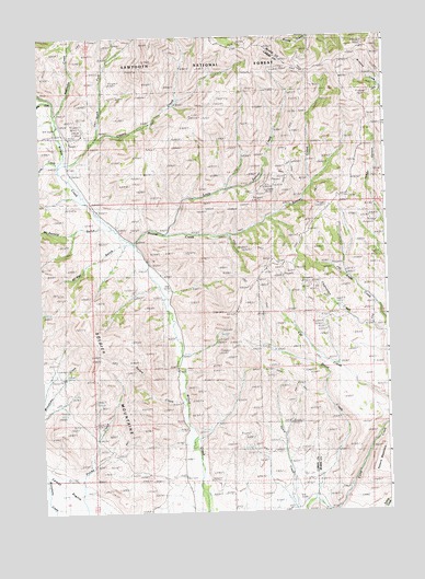 Beaver Creek, ID USGS Topographic Map