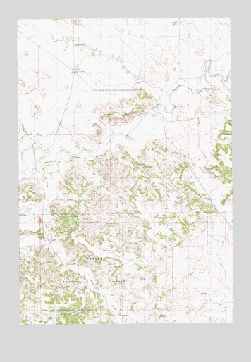Mill Iron, MT USGS Topographic Map