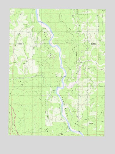 Ah Pah Ridge, CA USGS Topographic Map