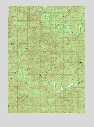 Beaver Creek, OR USGS Topographic Map