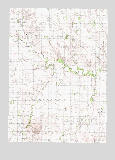 Millboro, SD USGS Topographic Map