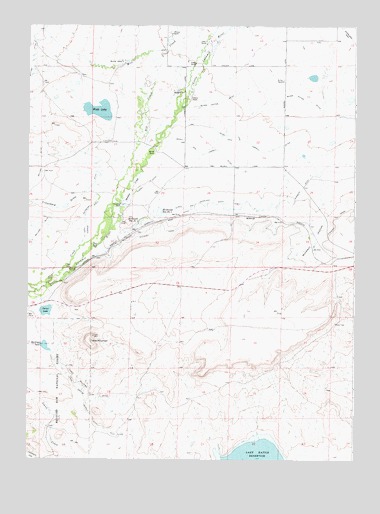 Millbrook, WY USGS Topographic Map